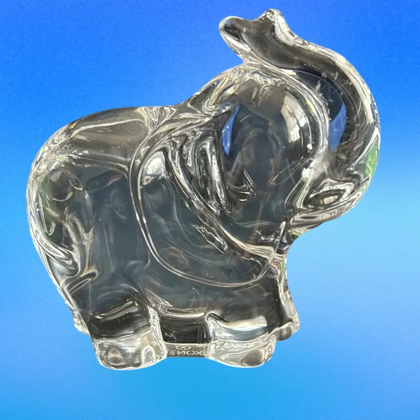 Crystal Lenox Elephant Paperweight