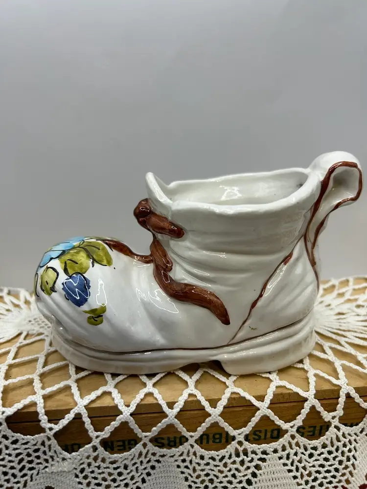 Hand painted In Italy Boot