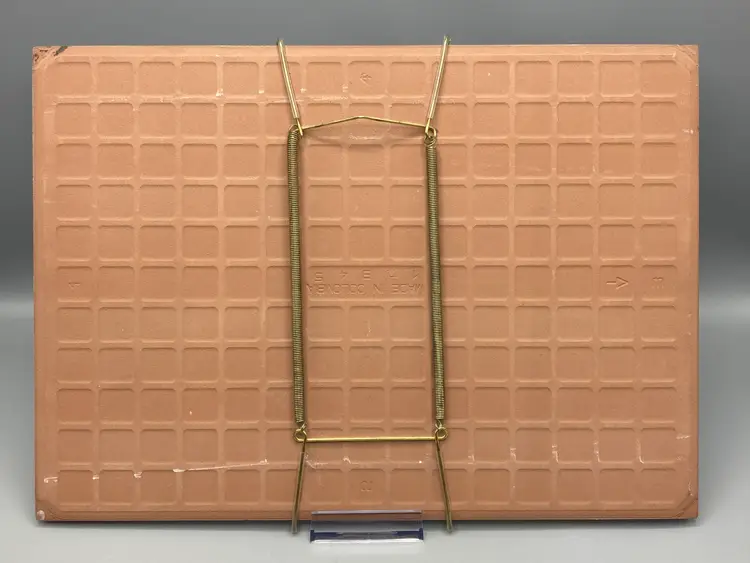 Vintage Hand Painted Signed Art - Landscape Scene on Columbian Tile - Wall Hanging