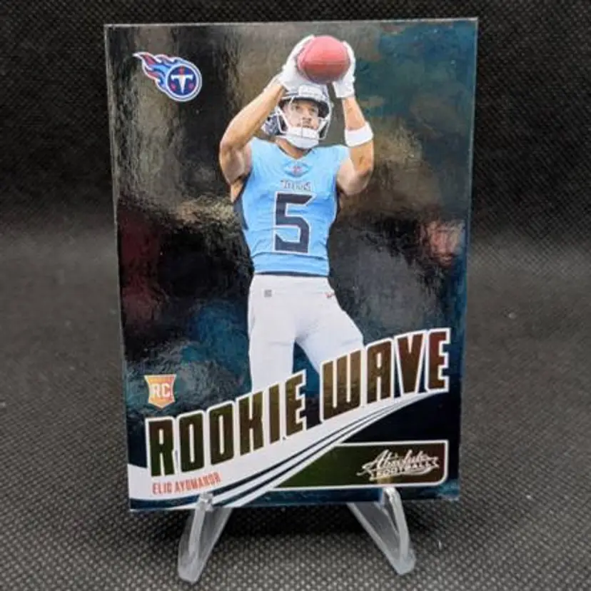 Elic Ayomanor 2025 Absolute Football Rookie Wave RC #RW-EAR - Tennessee Titans