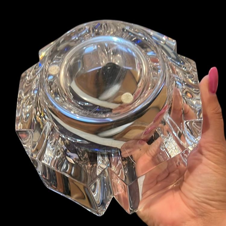 Orrefors Signed Crystal Bowl