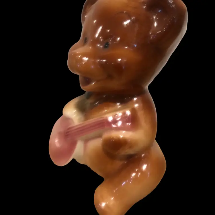 1940’s/1950’s Spaulding China Co. Royal Copley Bear with Mandolin Planter