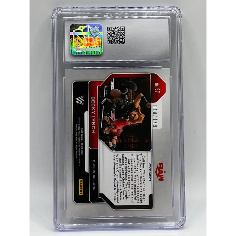 2022 WWE Panini Prizm Becky Lynch Purple #10/149 - CSG 10