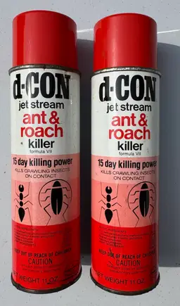 d-CON Jet Stream Ant & Roach Killer Formula VII 15 Day Killing Power - 2 Cans