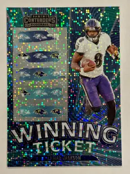 2023 Panini Contenders #14 Lamar Jackson Winning Ticket