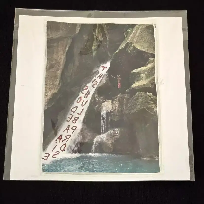 Jim Goldberg Magnum 6" x 6" Square Print This Should Be Paradise 2013 Bleu Haiti