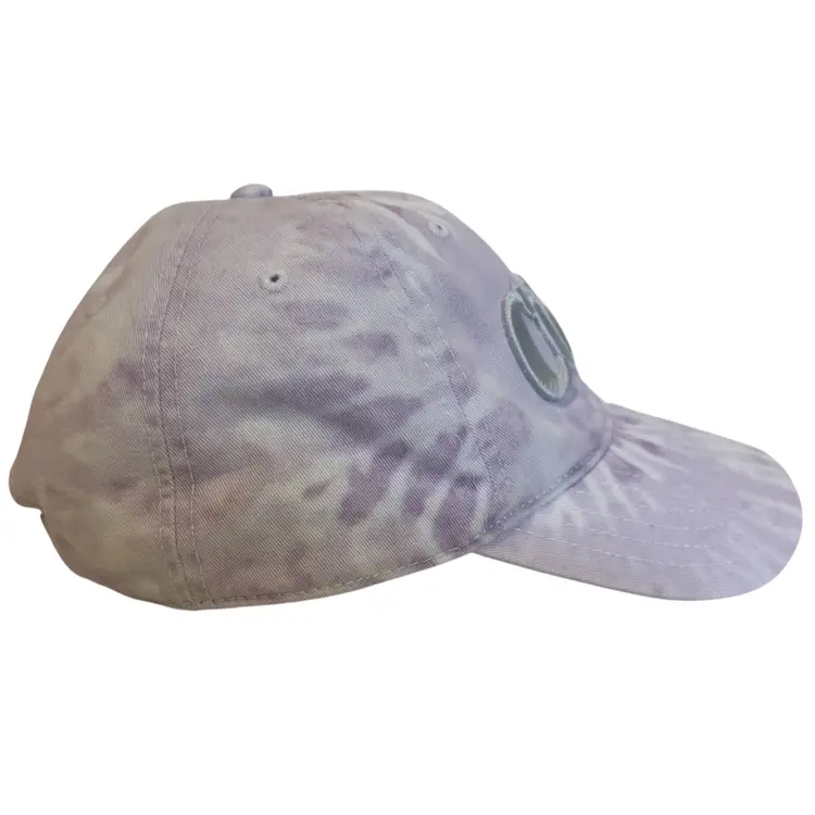 Coca-Cola Brand Embroidered Logo Purple Tie-Dye Unisex Adjustable Dad Hat