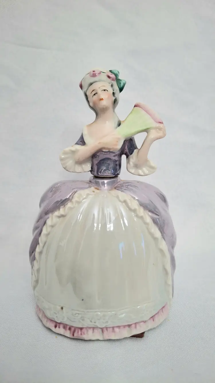 Vintage Porcelain Dresser Doll Perfume Bottle – Madame Pompadour