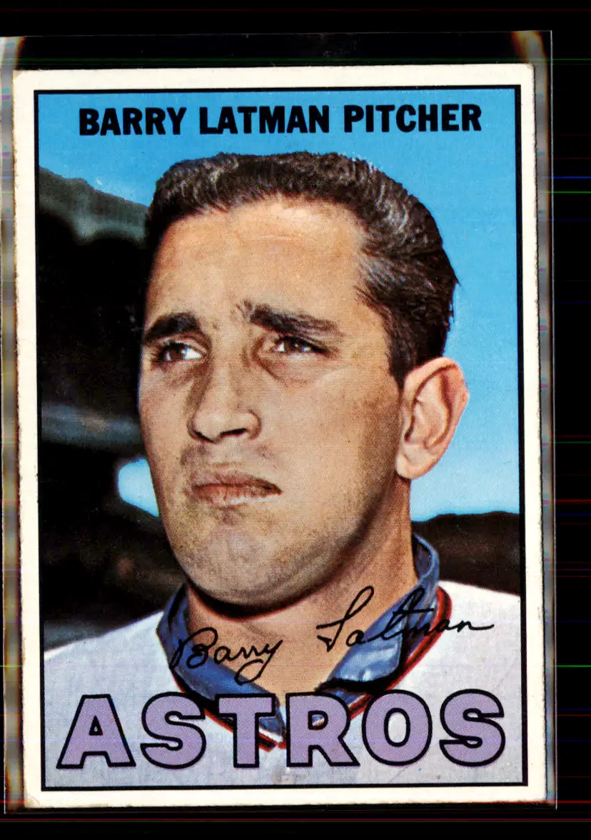 Barry Latman 1967 Topps #28 - (144) - Houston Astros