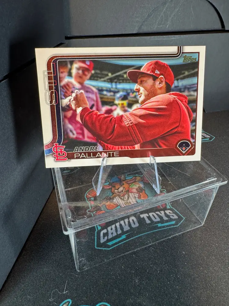 2025 Topps Series 2 Andre Pallante #623 SSP Golden Mirror Image Variation STL