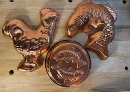 #02 - Vintage Solid Copper Large Molds - Pick 1