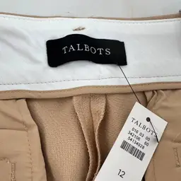Talbots Women's Khaki Trousers Size 12