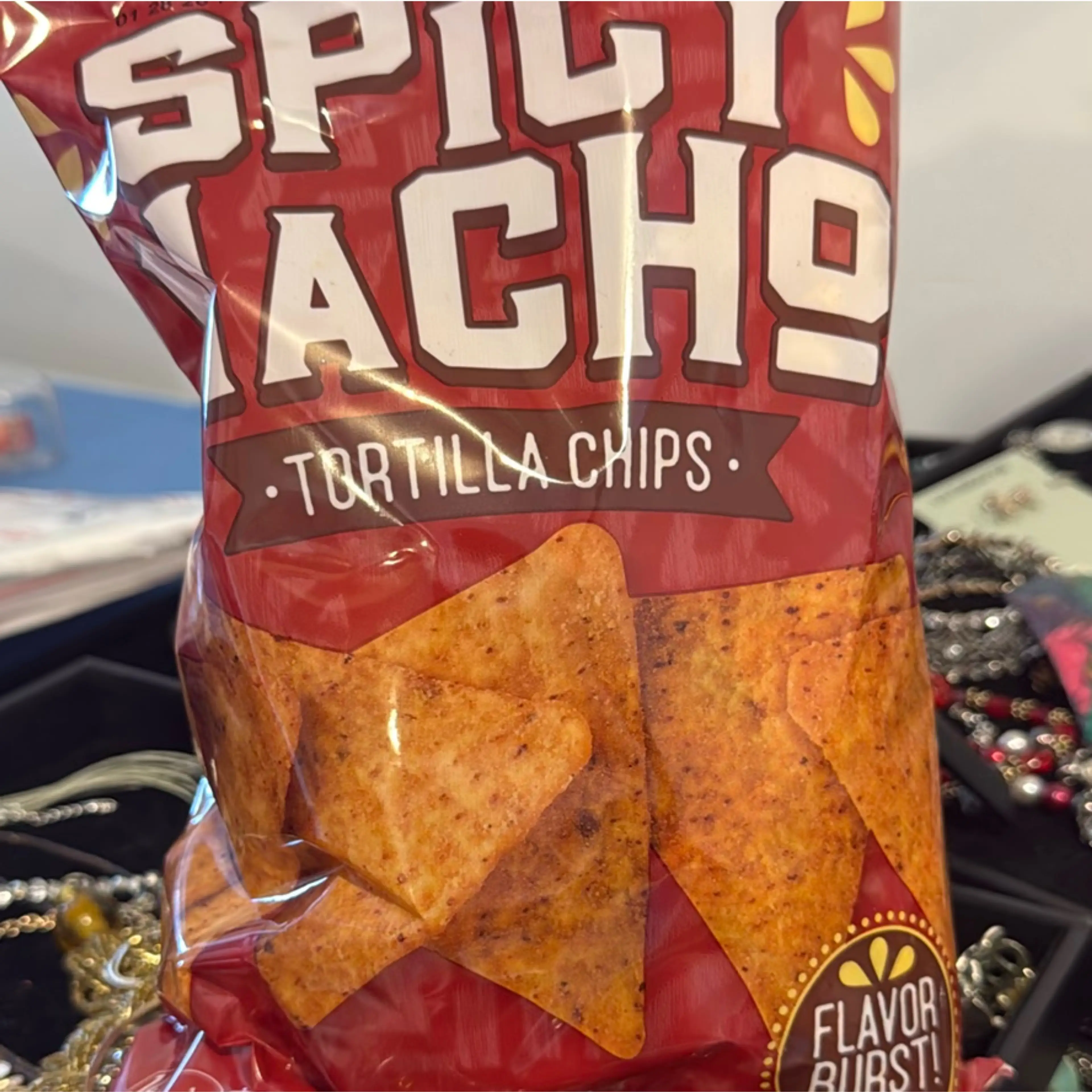 #03 - 10 Ounce Bag Of Spicy Nacho Tortilla Chips