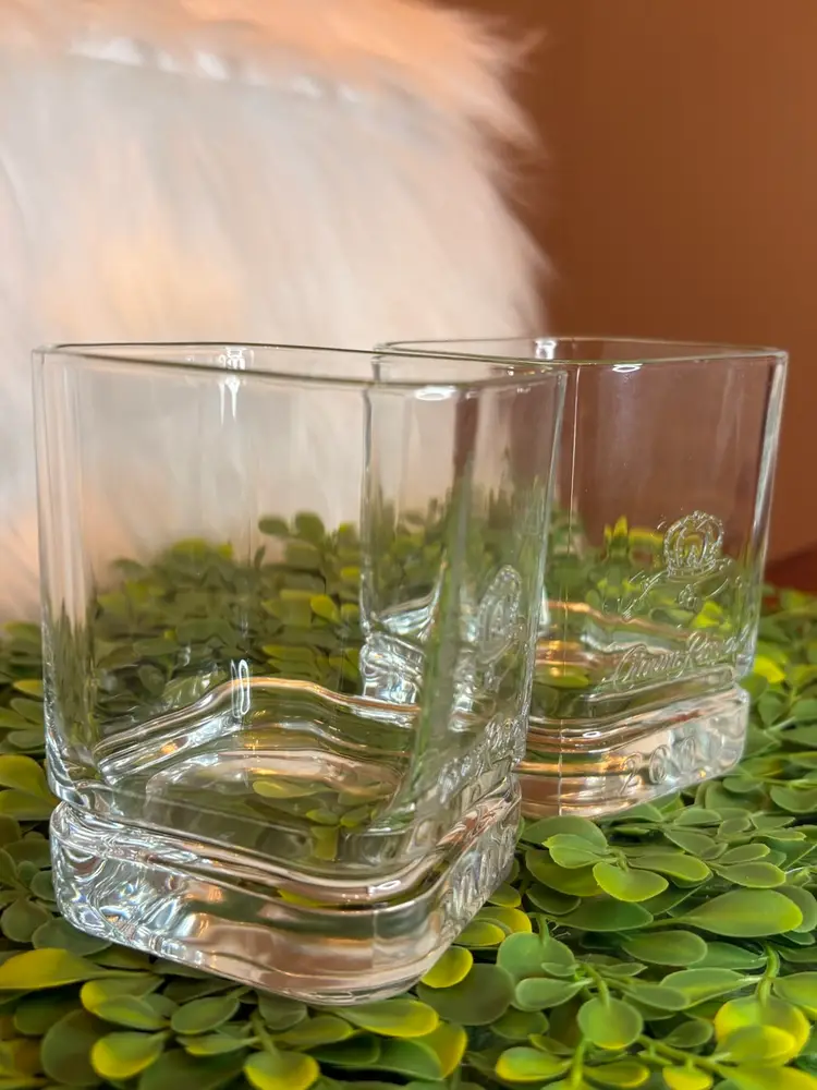 Embossed Crown Royal 2000 Whiskey Glasses