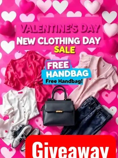 Free Handbag Giveaway-New Clothing $2.00