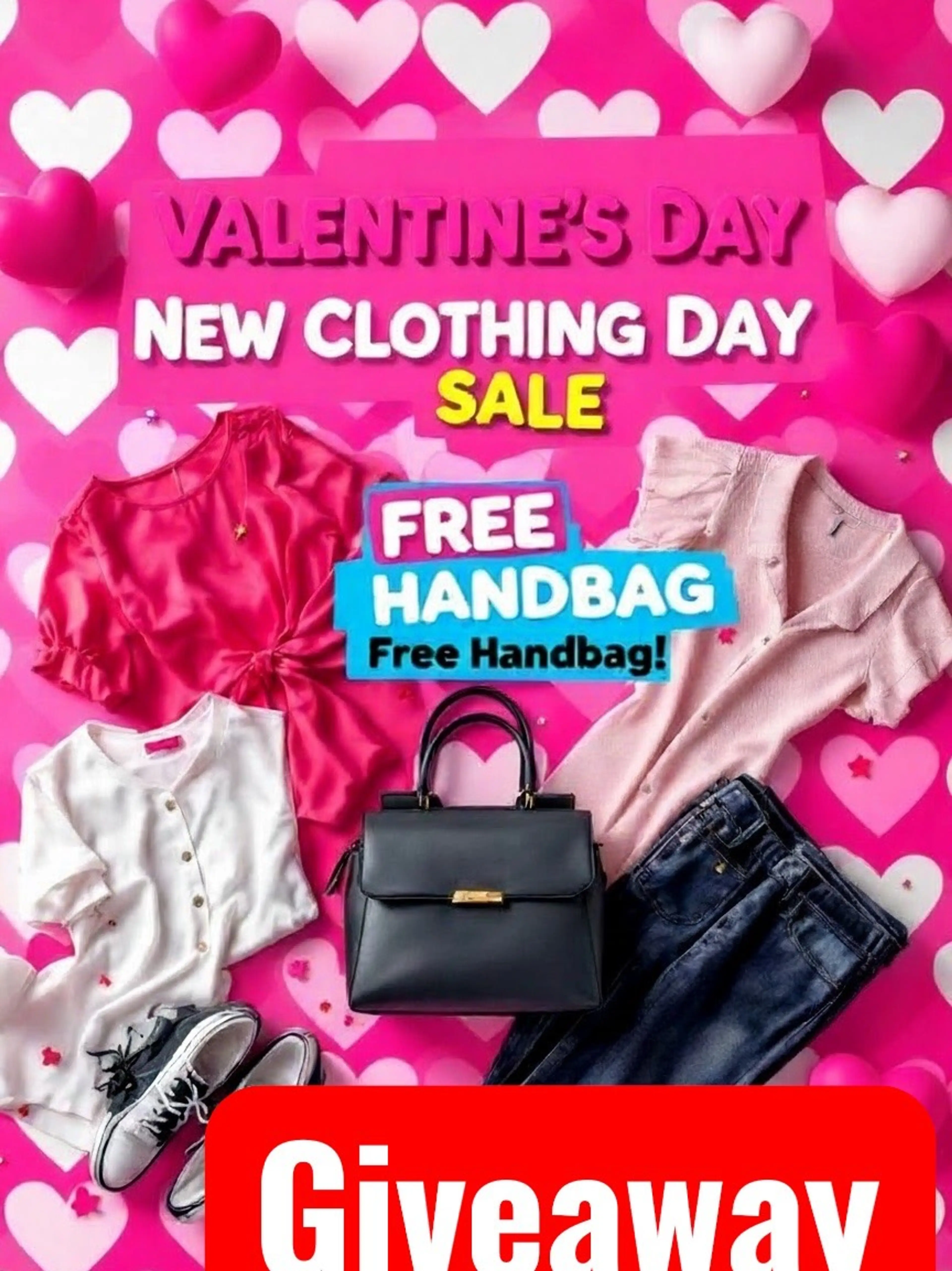 Free Handbag Giveaway-New Clothing $2.00