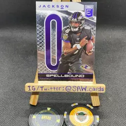 Lamar Jackson 2020 Donruss Elite Spellbound /349 Baltimore Ravens