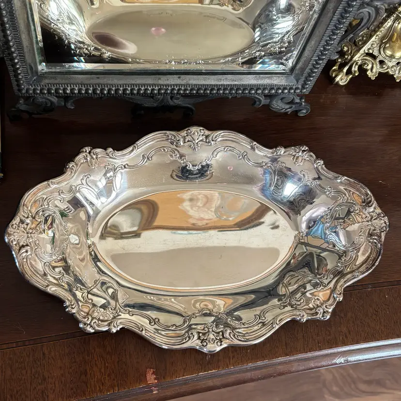 🐇Vintage Gorham Chantilly Silver Plate Bowl Dish