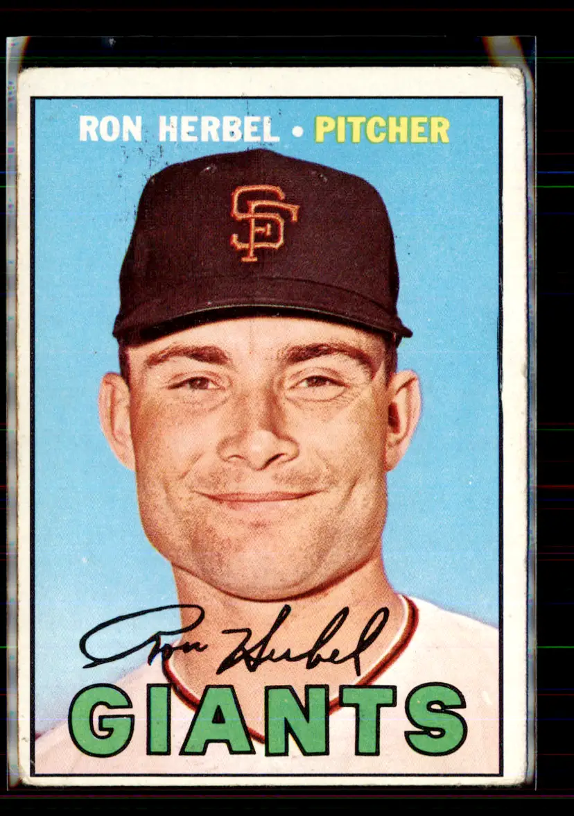 Ron Herbel 1967 Topps #156 - (144) - San Francisco Giants
