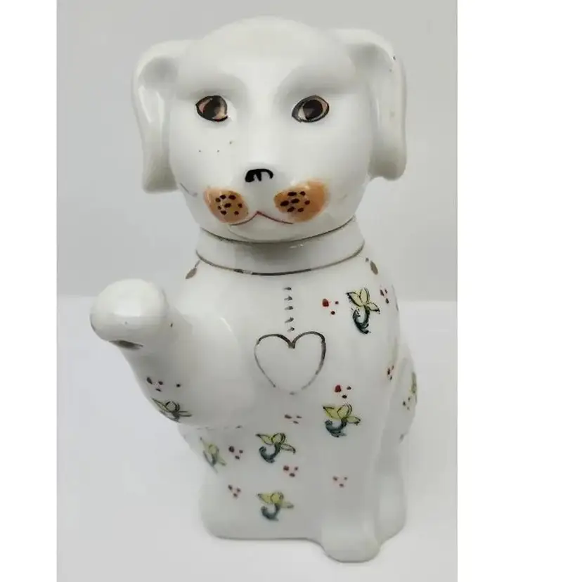 Vintage Ceramic Dog Creamer, Made in China