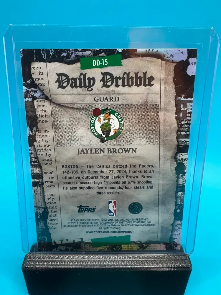 Jaylen Brown Topps Daily Dribble Boston Celtics