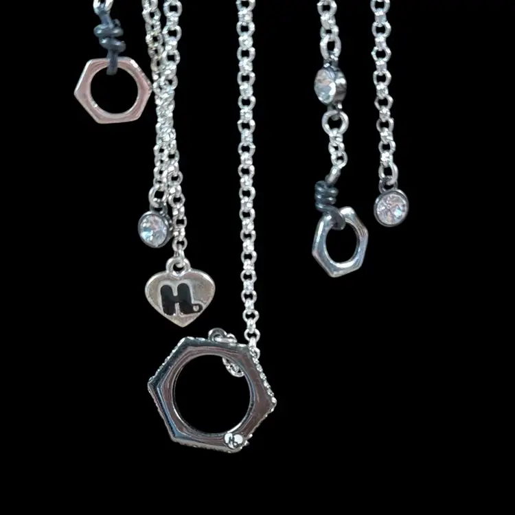 Harajuko Lovers & Gwen Stefani Collaboration Silver Tone Necklace 20”