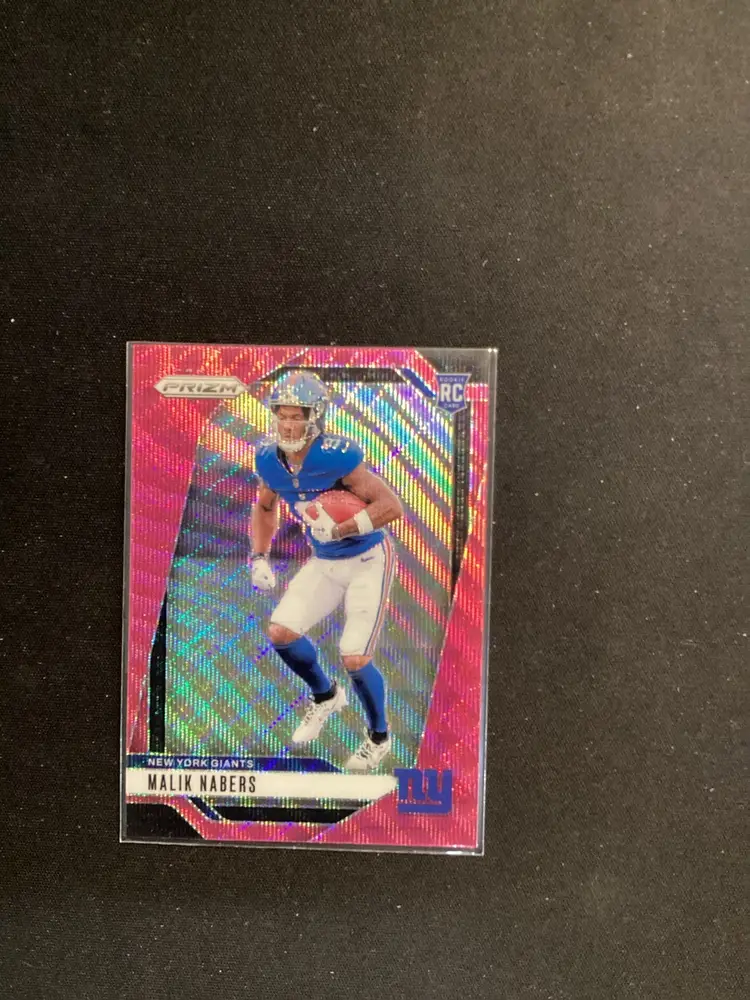 2024 Malik Nabers PRIZM Pink Wave
