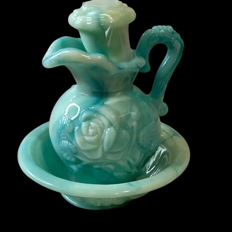 Vintage Avon Perfume Bottle With Bowl No Cracks Or Chips