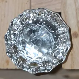 Vintage Crystal Door Knob Altar Besom — One‑of‑a‑Kind, Made to Order