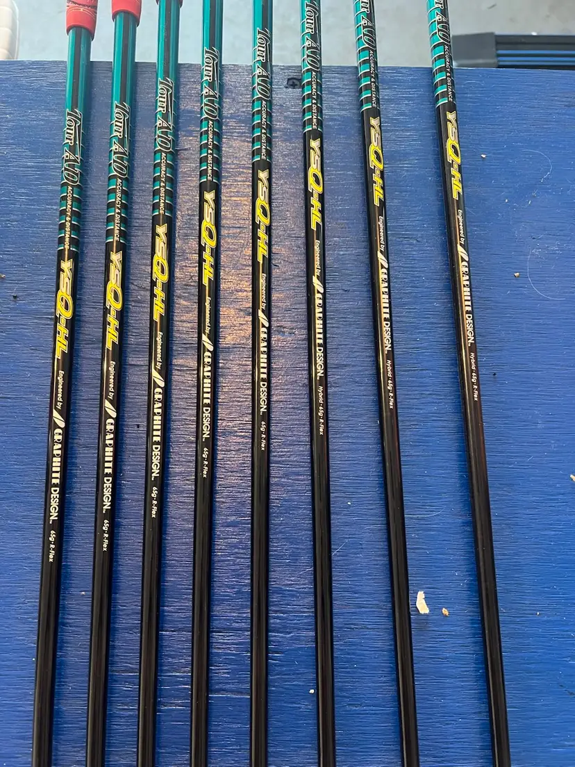 Adam’s A40s 3-pw tour AD Shafts
