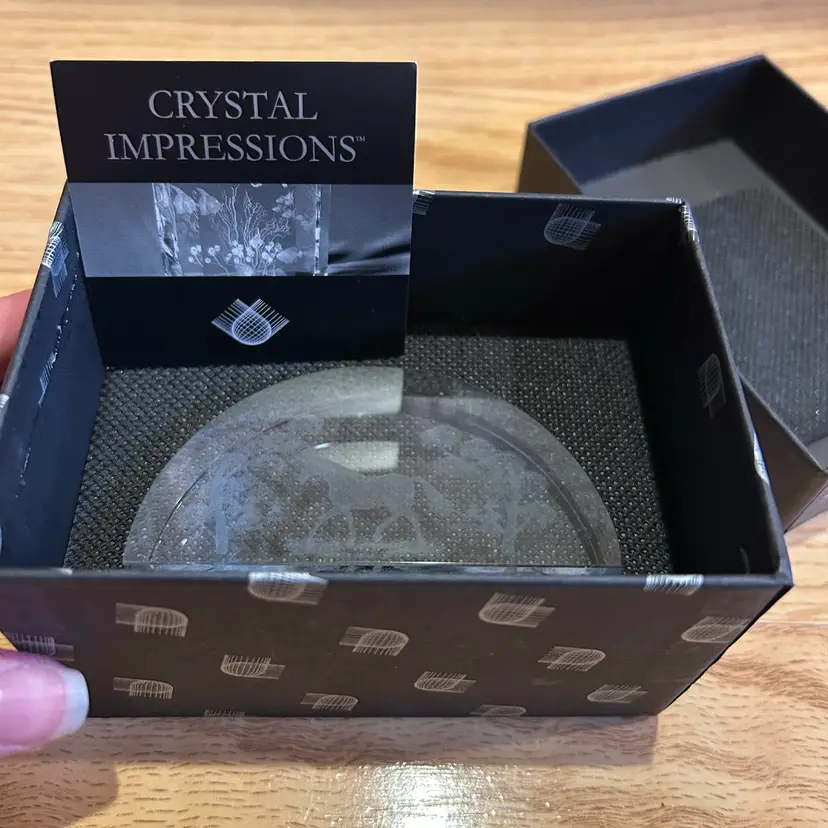 Crystal Glass Horse In Its Box