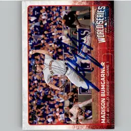 Madison Bumgarner Signed 2015 Topps Baseball Card #188