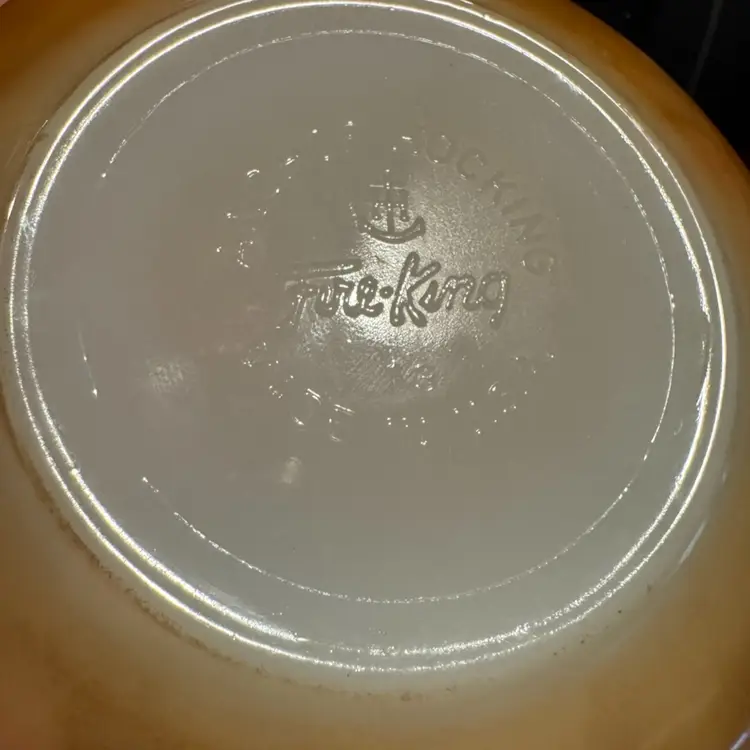 Fire King Peach Luster Set Of 8 Saucers & 9 Tea Cups ( 17 Pieces)