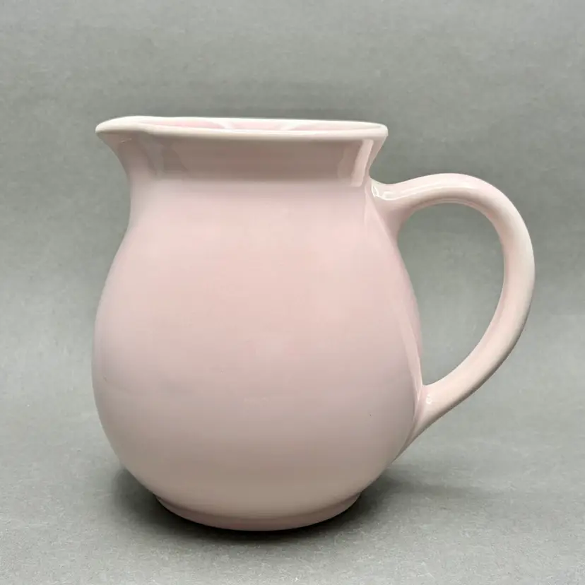 Vintage Primagera Portugal Soft Pink Ceramic Pitcher