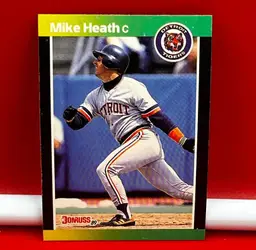 1989 Donruss Collector Baseball Trading Card Mike Heath Tigers #271