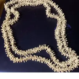 Vintage Unique Beaded Extra Long Necklace