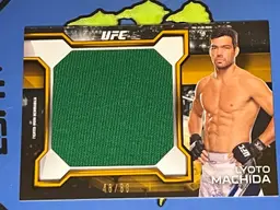 Lyoto Machida 2016 UFC Topps KnockouT Green Jumbo Patch /88