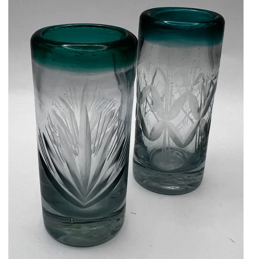 Mexican Handcut Design Shot Glasses
