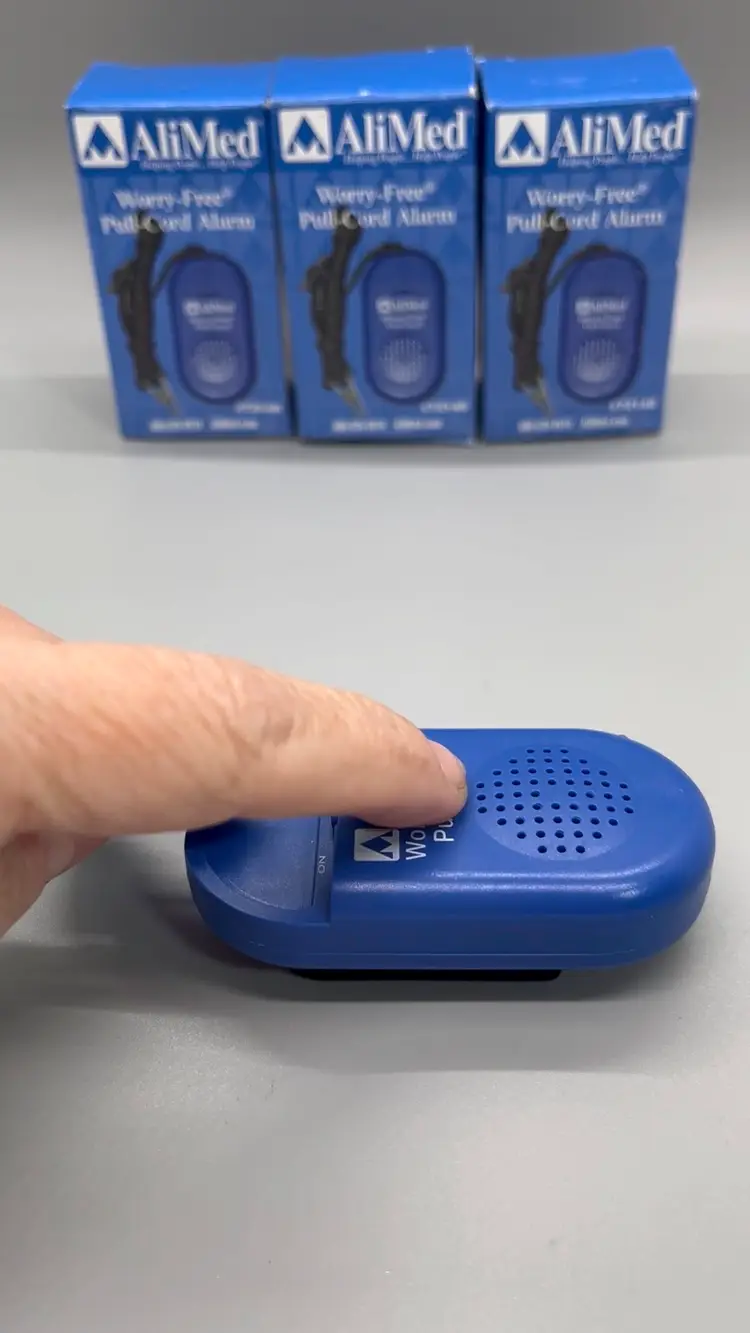AliMed Worry-Free Pull-Cord 3pk - Alarm Worry-Free Pull-Cord Alarm - 72140 *WARNING - Video Attached Demonstrates Sound Of Alarm*
