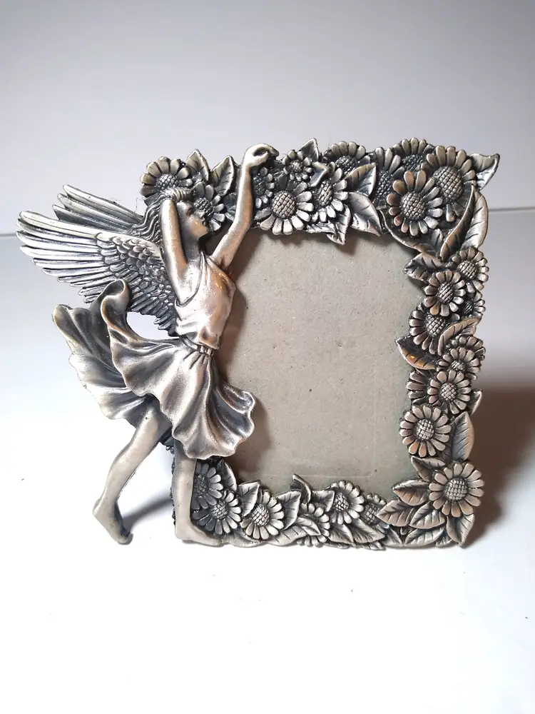 Flower Fairy Pewter Picture Frame