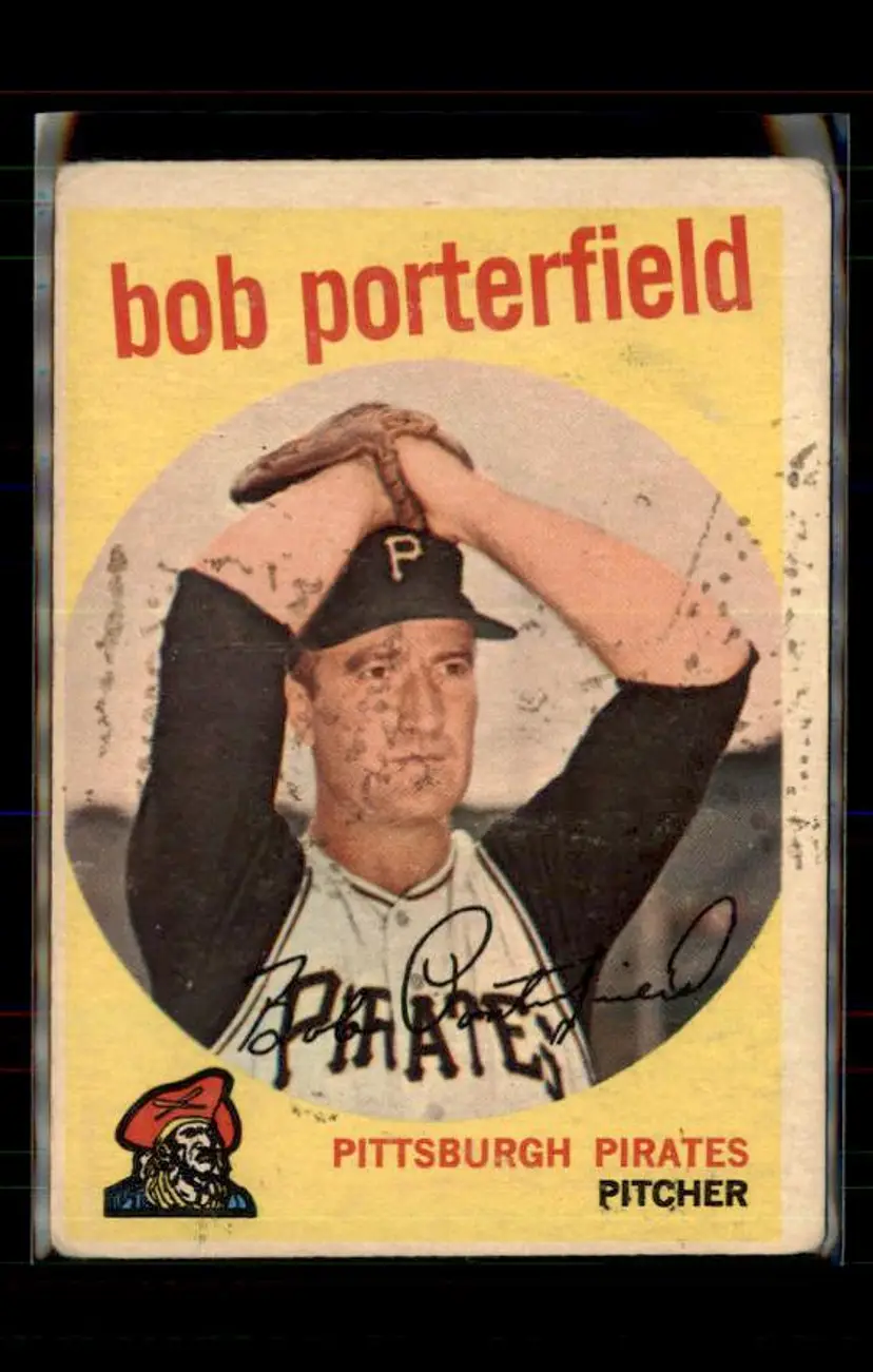 1959 Topps #181 Bob Porterfield - (pk4) - Pittsburgh Pirates