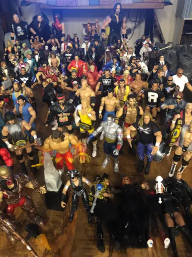 Wrestling Figures - Last Day for Progressive Shipping.