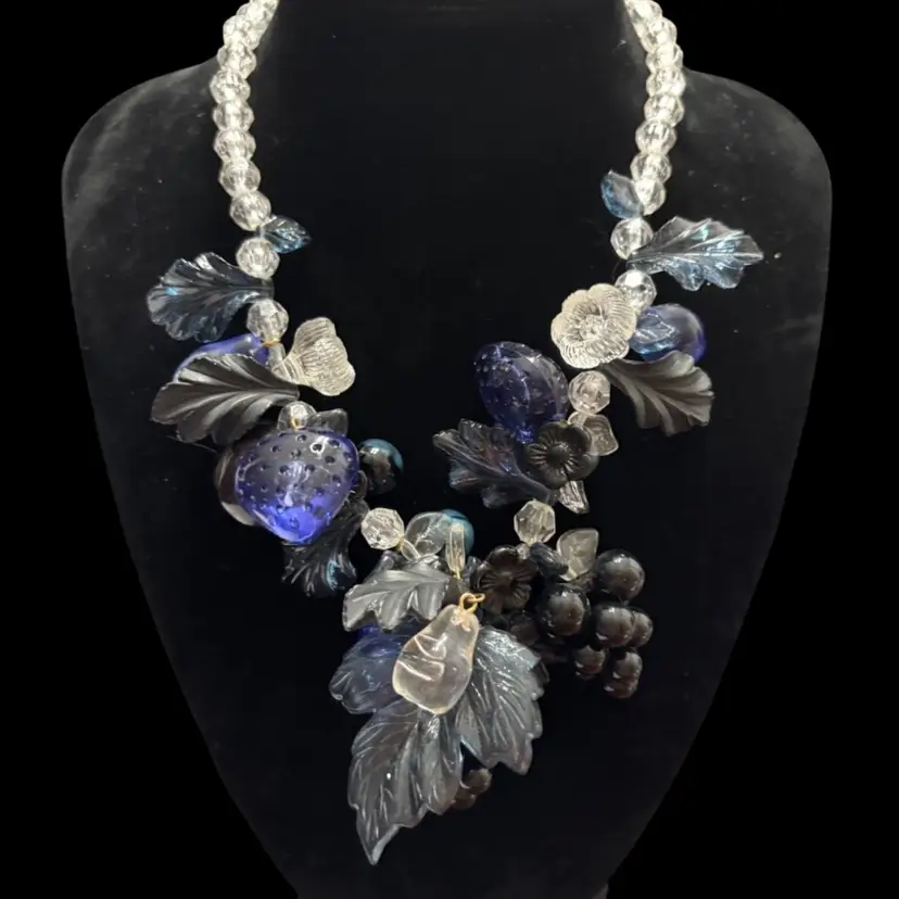 Vintage Lucite Fruit Necklace