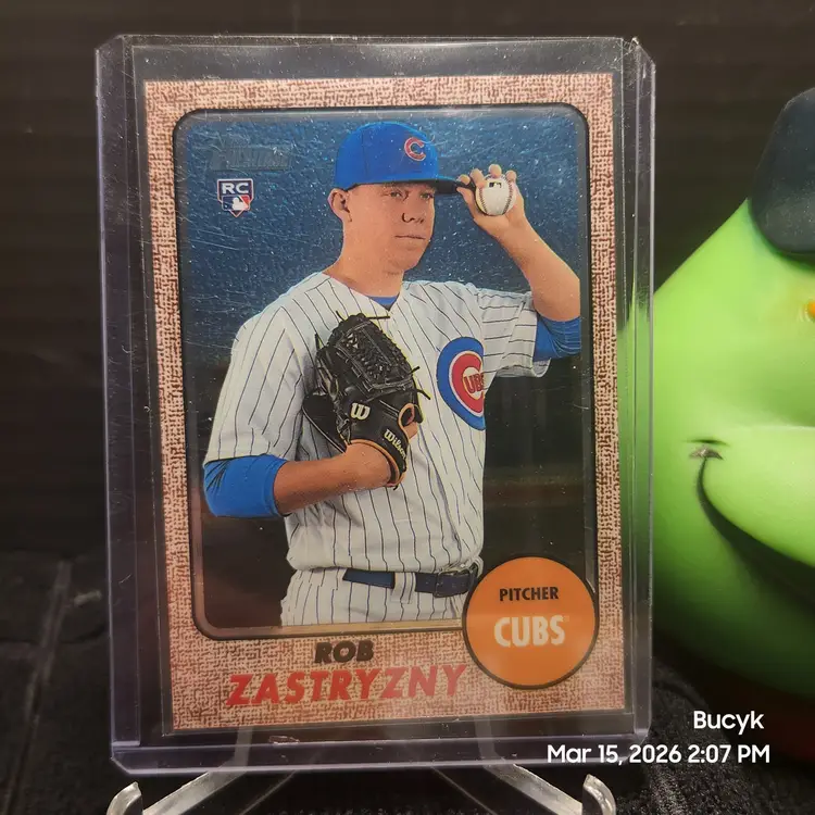 2017 Topps Heritage Chrome - Rob Zastryzny Chicago Cubs 757/999