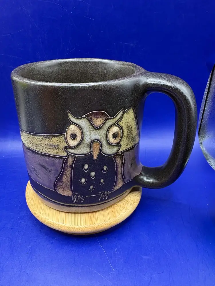Mara Stoneware Owl Mug