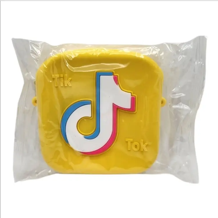 TikTok Silicone Crossbody Bag Mini Shoulder Purse Fan Accessory Adjustable Strap
