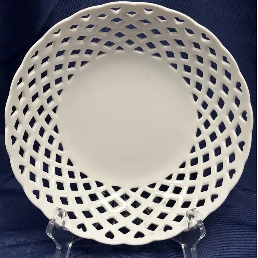 Vintage Petit Amour Porcelain Reticulated Bowl, 1950’s, Cottage Decor!