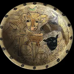 Christmas Nativity Signed 9” Bowl - Isaiah 9:6