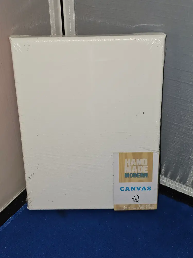 Canvas - White - 6 x 8 inches - Modern Handmade - NEW