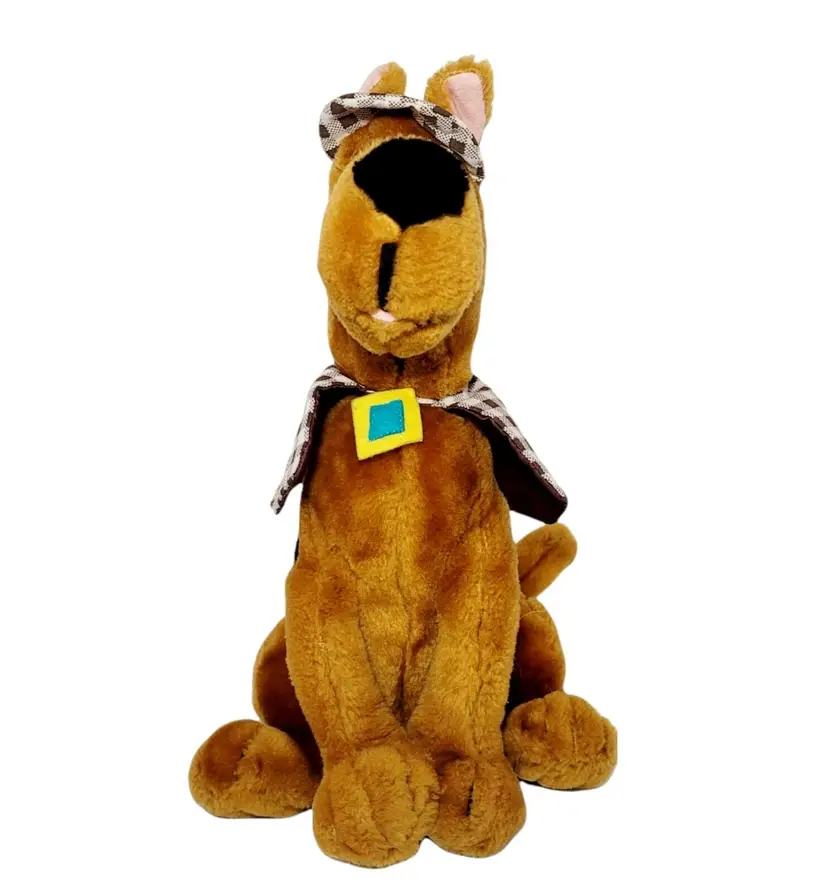 Vintage 12" Scooby Doo Sherlock Holmes Plush Cartoon Network Stuffed Animal